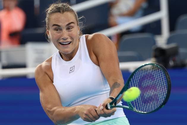 August 13, 2025, Mason, Ohio, United States: ARYNA SABALENKA during the match against J. Bouzas Maneiro of Spain in the fourth round of the Cincinnati Open at the Lindner Family Tennis Center. Mason, Ohio. Mason United States - ZUMAc278 20250813_zsp_c278_030 Copyright: xMarcinxCholewinskix