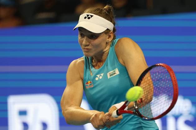 August 13, 2025, Mason, Ohio, United States: ELENA RYBAKINA of Kazakhstan during the match against M. Keys of USA in the 1 8 final of the Cincinnati Open at the Lindner Family Tennis Center. Mason, Ohio. Rybakina won 6:7 (3-7), 6:4, 6:2. Mason United States - ZUMAc278 20250813_zsp_c278_046 Copyright: xMarcinxCholewinskix
