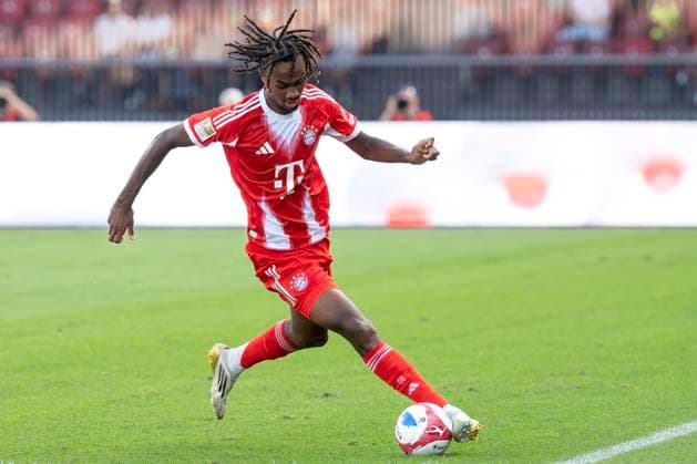 Jonah Kusi-Asare, FCB, Grasshopper Club Zürich - FC Bayern München, Fussball, 12.08.2025