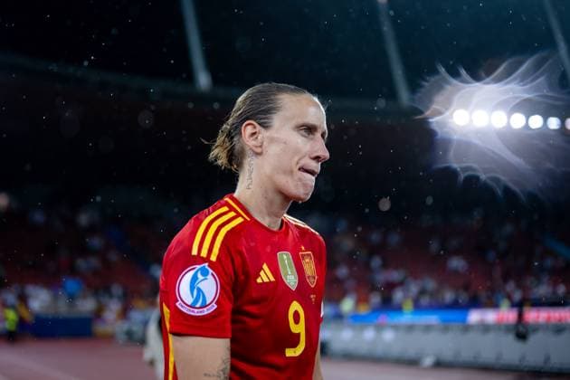 Ann-Kathrin Berger (Deutschland, 01) ist enttauescht ueber die Niederlage und das Ausscheiden aus dem Turnier, SUI, Deutschland vs Spanien, Fussball, UEFA Womens Euro 2025, Halbfinale, 23.07.2025 SUI, Deutschland vs Spanien, Fussball, UEFA Womens Euro 2025, Halbfinale, 23.07.2025 Zuerich Copyright: xEibner-Pressefoto Memmlerx EP_MMR