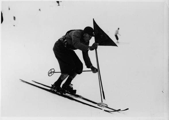 Ski alpin U.B.z. Franz Pfnuer (Deutschland) 1936 !ACHTUNG AUFNAHMEDATUM GESCHÄTZT! *** Ski Alpine u B Z Franz Pfnuer Germany 1936 ATTENTION date estimated !ACHTUNG AUFNAHMEDATUM GESCHÄTZT!