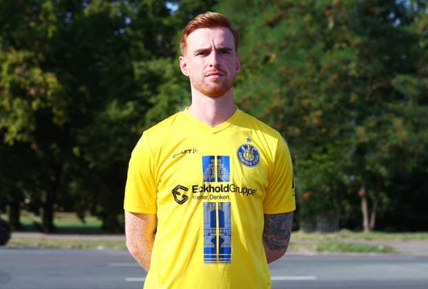Teampraesentation 1. FC Lok Leipzig Regionalliga NO Lukas Wilton ; 1. FC Lokomotive Leipzig; Regionalliga Nord-Ost, Porträttermin 2025 2026 , Leipzig, 13.08.2025 , Nur zur redaktionellen Nutzung. Only editorial use.