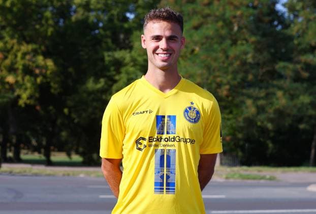 Teampraesentation 1. FC Lok Leipzig Regionalliga NO Farid Abderrahmane ; 1. FC Lokomotive Leipzig; Regionalliga Nord-Ost, Porträttermin 2025 2026 , Leipzig, 13.08.2025 , Nur zur redaktionellen Nutzung. Only editorial use.