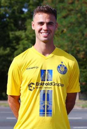 Teampraesentation 1. FC Lok Leipzig Regionalliga NO Farid Abderrahmane ; 1. FC Lokomotive Leipzig; Regionalliga Nord-Ost, Porträttermin 2025 2026 , Leipzig, 13.08.2025 , Nur zur redaktionellen Nutzung. Only editorial use.