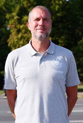 Teampraesentation 1. FC Lok Leipzig Regionalliga NO Cheftrainer Jochen Seitz ; 1. FC Lokomotive Leipzig; Regionalliga Nord-Ost, Porträttermin 2025 2026 , Leipzig, 13.08.2025 , Nur zur redaktionellen Nutzung. Only editorial use.