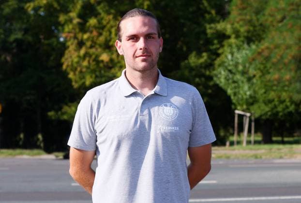 Teampraesentation 1. FC Lok Leipzig Regionalliga NO Co-Trainer Nico Wegmann ; 1. FC Lokomotive Leipzig; Regionalliga Nord-Ost, Porträttermin 2025 2026 , Leipzig, 13.08.2025 , Nur zur redaktionellen Nutzung. Only editorial use.