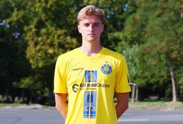 Teampraesentation 1. FC Lok Leipzig Regionalliga NO Christoph Maier ; 1. FC Lokomotive Leipzig; Regionalliga Nord-Ost, Porträttermin 2025 2026 , Leipzig, 13.08.2025 , Nur zur redaktionellen Nutzung. Only editorial use.