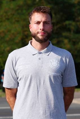 Teampraesentation 1. FC Lok Leipzig Regionalliga NO Physiotherapeut Lukas Vilda ; 1. FC Lokomotive Leipzig; Regionalliga Nord-Ost, Porträttermin 2025 2026 , Leipzig, 13.08.2025 , Nur zur redaktionellen Nutzung. Only editorial use.