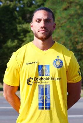 Teampraesentation 1. FC Lok Leipzig Regionalliga NO Malik McLemore ; 1. FC Lokomotive Leipzig; Regionalliga Nord-Ost, Porträttermin 2025 2026 , Leipzig, 13.08.2025 , Nur zur redaktionellen Nutzung. Only editorial use.