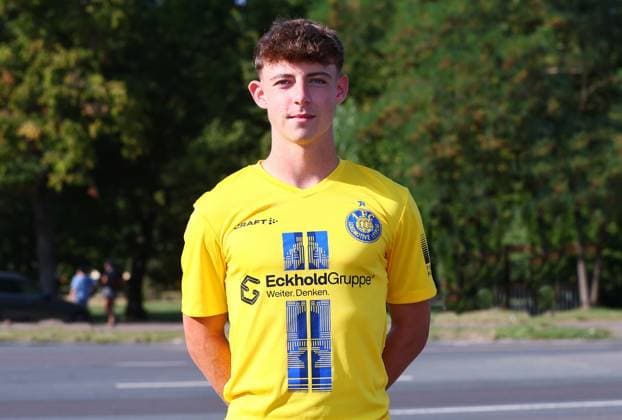 Teampraesentation 1. FC Lok Leipzig Regionalliga NO Arne Rühlemann ; 1. FC Lokomotive Leipzig; Regionalliga Nord-Ost, Porträttermin 2025 2026 , Leipzig, 13.08.2025 , Nur zur redaktionellen Nutzung. Only editorial use.