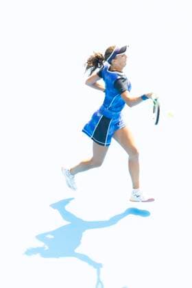 August 14, 2025, Mason, Ohio, USA: Mason, Ohio; Cincinnati Open Tennis Tournament - 2025 08 14 - Lucia Bronzett plays a ball against opponent iCoco Gauff. - ZUMAPress Mason USA - ZUMAn24_ 20250814_zaf_n24_030 Copyright: xWallyxNellx
