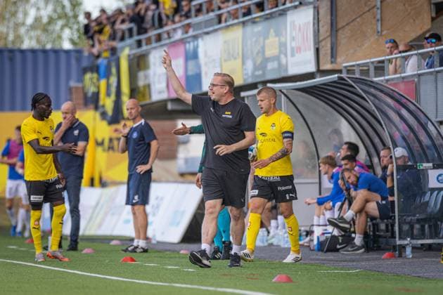Fußball, EL-Quali, Kuopion PS - Rigas Futbola Skola xxkeikkaxx 20250814 Kuopio UEFA Europa League qualifier round 3 ottelu KuPS vs RFS. Kuvassa KuPSin Jarkko Wiss. Niklas Pehkonen All Over Press