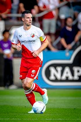 FC Utrecht defender Nick Viergever during the match Utrecht - Servette at the Galgenwaard stadium for the UEFA Europa League - Third qualifying round - 2nd leg season 2025-2026 in UTRECHT, Netherlands on 14 august 2025, (photo by Marcel van Dorst EYE4images DeFodi Images)
