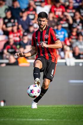 FC Midtjylland v Fredrikstad, UEFA Europa League qualification, Herning, Denmark Herning, Denmark. 14th, August 2025. Martin Erlic (6) of FC Midtjylland seen during the UEFA Europa League qualification match between FC Midtjylland and Fredrikstad at MCH Arena in Herning. Denmark, Herning  Copyright: xGonzalesxPhoto MortenxKjaerx