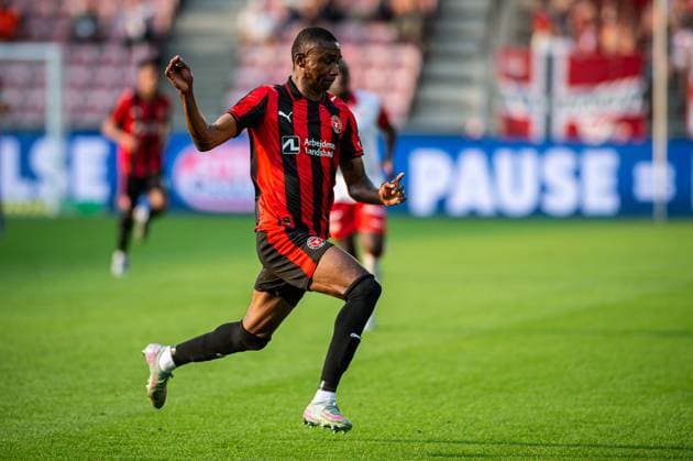 FC Midtjylland v Fredrikstad, UEFA Europa League qualification, Herning, Denmark Herning, Denmark. 14th, August 2025. Denil Castillo of FC Midtjylland seen during the UEFA Europa League qualification match between FC Midtjylland and Fredrikstad at MCH Arena in Herning. Denmark, Herning  Copyright: xGonzalesxPhoto MortenxKjaerx