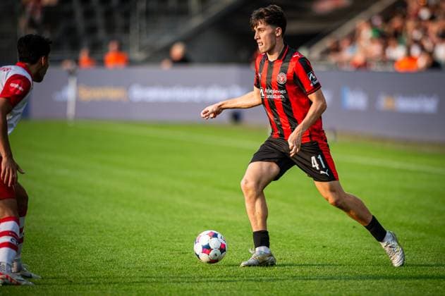 FC Midtjylland v Fredrikstad, UEFA Europa League qualification, Herning, Denmark Herning, Denmark. 14th, August 2025. Mikel Gogorza (41) of FC Midtjylland seen during the UEFA Europa League qualification match between FC Midtjylland and Fredrikstad at MCH Arena in Herning. Denmark, Herning  Copyright: xGonzalesxPhoto MortenxKjaerx