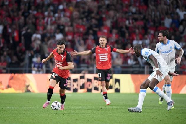 Stade Rennais FC v Olympique de Marseille - Ligue 1 McDonald s 2025 2026 32 Fabian RIEDER (srfc) during the Ligue 1 McDonald s match between Rennes and Marseille at Roazhon Park on August 15, 2025 in Rennes, France. Rennes France  Copyright: xFEPx 776368224