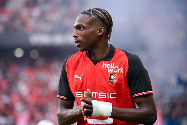 FOOTBALL : Rennes vs Marseille - Ligue 1 - 15 08 2025 Jeremy Jacquet ( 97 - Rennes ) during the Ligue 1 match between Stade Rennais FC and Olympique de Marseille at Roazhon Park on August 15 , 2025 in Rennes, France. ( Photo by Federico Pestellini PsnewZ ) - RennesFrance  Copyright: xFedericoxPestellinix