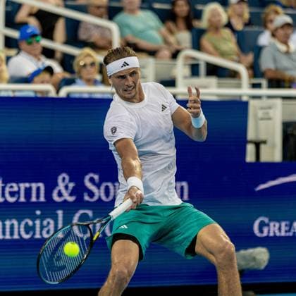 TENNIS : Tournoi de Cincinnati - 15 08 2025 Alexander Zverev, Allemagne, Tournoi de Cincinatti 2025, 1 4 de Finale  Copyright: xx
