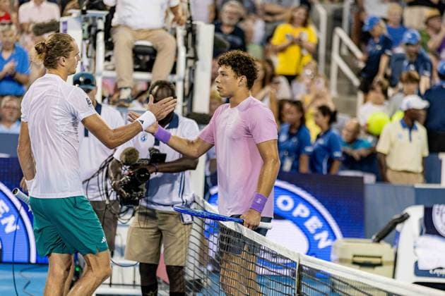 TENNIS : Tournoi de Cincinnati - 15 08 2025 Alexander Zverev, Allemagne, Tournoi de Cincinatti 2025, 1 4 de Finale  Copyright: xx