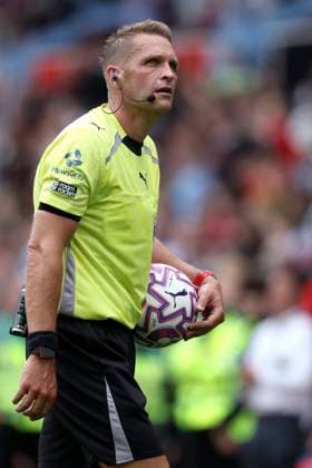 Aston Villa v Newcastle United - Premier League Referee Craig Pawson leaves the field after the Premier League match between Aston Villa and Newcastle United at Villa Park on August 16, 2025 in Birmingham, England. Birmingham Villa Park England United Kingdom Copyright: xNealxSimpson Sportsphoto APLx 14132857