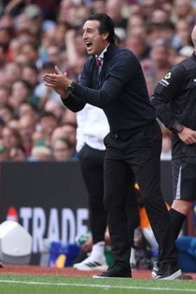 Aston Villa v Newcastle United - Premier League Unai Emery, Manager of Aston Villa on the side line during the Premier League match between Aston Villa and Newcastle United at Villa Park on August 16, 2025 in Birmingham, England. Birmingham Villa Park England United Kingdom Copyright: xNealxSimpson Sportsphoto APLx 14132860