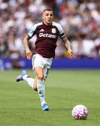 Aston Villa v Newcastle United 16 August 2025, Aston - Premier League Football - Aston Villa v Newcastle United - Lucas Digne of Aston Villa - Photo: Jacques Feeney Offside. Aston UK Copyright: xJacquesxFeeneyx xOffsidexOffside