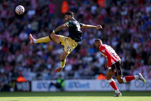Sunderland v West Ham United - Premier League Lucas Paqueta of West Ham United on the ball during the Premier League match between Sunderland and West Ham United at Stadium of Light on August 16, 2025 in Sunderland, England. Sunderland Stadium of Light England United Kingdom Copyright: xEdxSykes Sportsphoto APLx 14132908