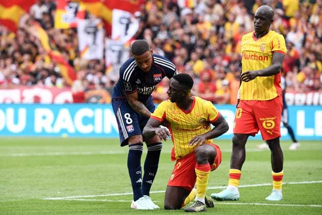 RC Lens v Olympique Lyonnais - Ligue 1 McDonald s 2025 2026 03 Deiver MACHADO (rcl) - 08 Corentin TOLISSO (ol) during the Ligue 1 McDonald s match between Lens and Lyon at Stade Felix Bollaert on August 16, 2025 in Lens, France. Lens France  Copyright: xFEPx 776368233