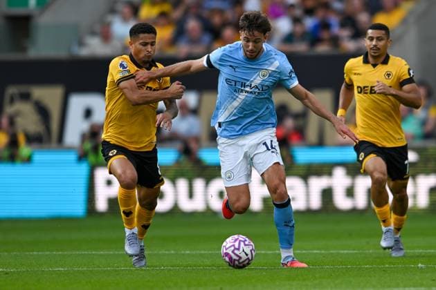 Wolverhampton Wanderers v Manchester City Premier League Nico Gonzalez of Manchester City during the Premier League match at Molineux, Wolverhampton UK Newspapers OUT Copyright: xKarlxVallantinex FIL-22109-0033