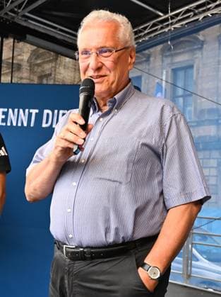 16.08.2025 - Handball - 1. Bundesliga - Saison 2025 2026 - HC Erlangen HCE - Veranstaltung Saisoneröffnung - - xwoxzix - Joachim Herrmann (Bayerischer Staatsminister des Inneren Innenminister Bayern )