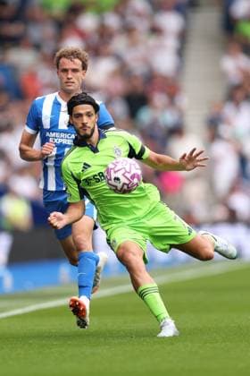 Brighton v Fulham 16 August 2025, Brighton - Premier League Football - Brighton & Hove Albion v Fulham - Raul Jimenez of Fulham - Photo: Charlotte Wilson Offside. Brighton UK Copyright: xCharlottexWilsonx xOffsidexOffside