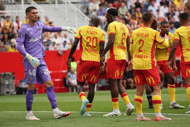 FOOTBALL : RC Lens vs Olympique Lyonnais - Ligue 1 J1 - 16 08 2025 Robin RISSER (RC Lens) lors du match RC Lens vs Olympique Lyonnais, Ligue 1 J1, stade Bollaert-Delelis, le 16 aoÃ»t 2025 - photo Laurent Sanson PsnewZ  Copyright: xLaurentxSANSONx xPsnewZx