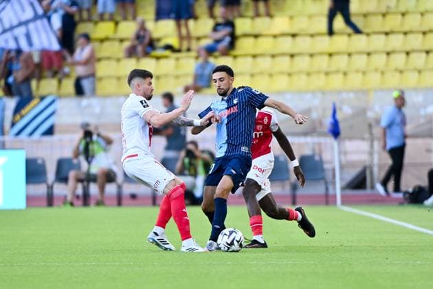 AS Monaco v Le Havre Athletic Club - Ligue 1 McDonald s 2025 2026 21 Younes NAMLI (hac) during the Ligue 1 McDonald s match between Monaco and Le Havre at Louis II Stadium on August 16, 2025 in Monaco, Monaco. Monaco Monaco  Copyright: xFEPx 776368565