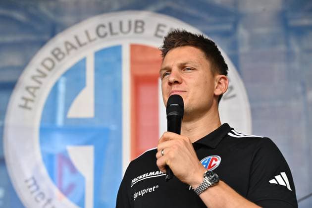 16.08.2025 - Handball - 1. Bundesliga - Saison 2025 2026 - HC Erlangen HCE - Veranstaltung Saisoneröffnung - - xwoxzix - Christoph Steinert ( 44, HC Erlangen HCE )