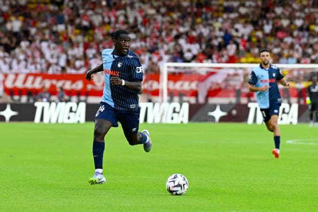 FOOTBALL : AS Monaco VS Le Havre AC - Ligue 1 Mcdonald s - 16 08 2025 Rassoul Ndiaye (HAC) - Ligue 1 Mcdonald s match between AS Monaco and Le Havre Athletic Club on 16th August 2025 at the Louis II Stadium in Monaco. MonacoMonaco  Copyright: xWilliamxCannarellax