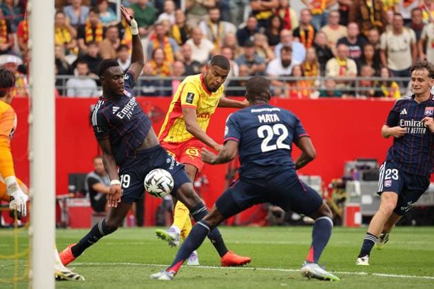 FOOTBALL : RC Lens vs Olympique Lyonnais - Ligue 1 J1 - 16 08 2025 Andy DIOUF (RC Lens) lors du match RC Lens vs Olympique Lyonnais, Ligue 1 J1, stade Bollaert-Delelis, le 16 aoÃ»t 2025 - photo Laurent Sanson PsnewZ  Copyright: xLaurentxSANSONx xPsnewZx