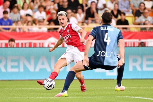 AS Monaco v Le Havre Athletic Club - Ligue 1 McDonald s 2025 2026 10 Aleksandr GOLOVIN (asm) during the Ligue 1 McDonald s match between Monaco and Le Havre at Louis II Stadium on August 16, 2025 in Monaco, Monaco. Monaco Monaco  Copyright: xFEPx 776368565