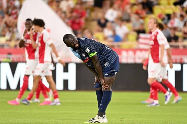 AS Monaco v Le Havre Athletic Club - Ligue 1 McDonald s 2025 2026 93 Arouna SANGANTE (hac) during the Ligue 1 McDonald s match between Monaco and Le Havre at Louis II Stadium on August 16, 2025 in Monaco, Monaco. Monaco Monaco  Copyright: xFEPx 776368565