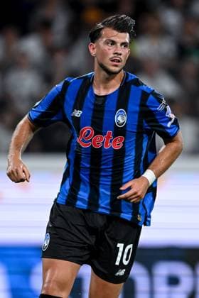 Cm Bergamo 16 08 2025 - amichevole Atalanta-Juventus foto Cristiano Mazzi Image nella foto: esultanza gol Lazar Samardzic 