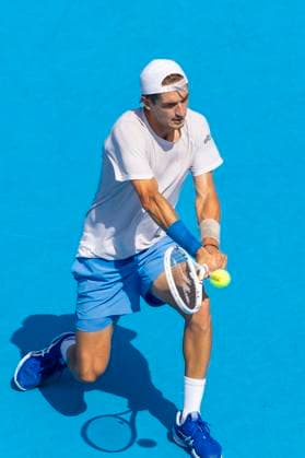 August 16, 2025, Mason, Ohio, USA: Mason, Ohio; Cincinnati Open Tennis Tournament - 2025 08 15 - Terrence Atmane plays a ball against opponent Jannik Sinner. Sinner won 7-6 6-2. - ZUMAPress Mason USA - ZUMAn24_ 20250816_zaf_n24_031 Copyright: xWallyxNellx
