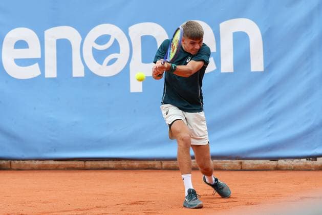 Nikolai Barsukov (GER), ATP, Tennis Herren Challenger Schwaben Open, Herren, Tennis, Qualifikationsrunde, 17.08.2025 Augsburg Bayern Deutschland