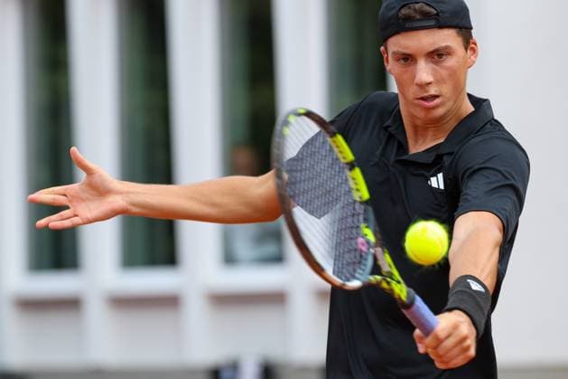 Benito Sanchez Martinez (GER), ATP, Tennis Herren Challenger Schwaben Open, Herren, Tennis, Qualifikationsrunde, 17.08.2025 Augsburg Bayern Deutschland