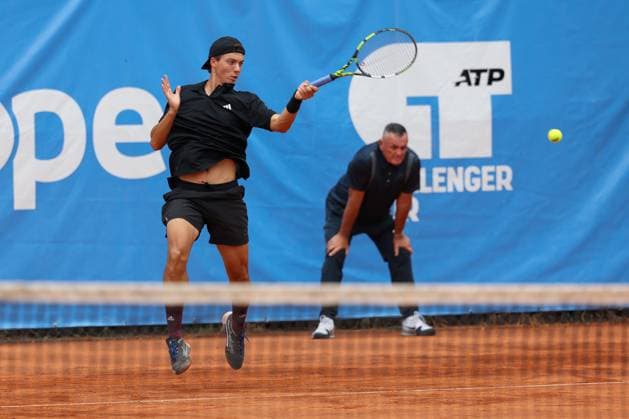 Benito Sanchez Martinez (GER), ATP, Tennis Herren Challenger Schwaben Open, Herren, Tennis, Qualifikationsrunde, 17.08.2025 Augsburg Bayern Deutschland