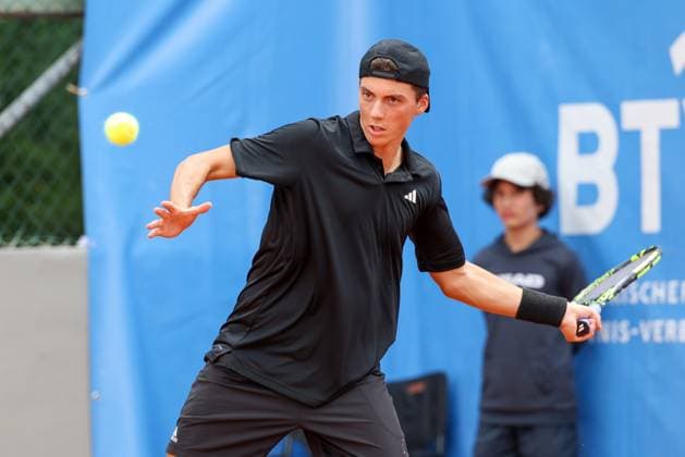 Benito Sanchez Martinez (GER), ATP, Tennis Herren Challenger Schwaben Open, Herren, Tennis, Qualifikationsrunde, 17.08.2025 Augsburg Bayern Deutschland