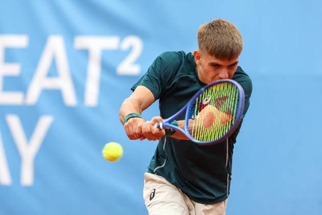 Nikolai Barsukov (GER), ATP, Tennis Herren Challenger Schwaben Open, Herren, Tennis, Qualifikationsrunde, 17.08.2025 Augsburg Bayern Deutschland