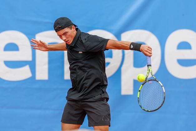 Benito Sanchez Martinez (GER), ATP, Tennis Herren Challenger Schwaben Open, Herren, Tennis, Qualifikationsrunde, 17.08.2025 Augsburg Bayern Deutschland