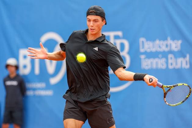 Benito Sanchez Martinez (GER), ATP, Tennis Herren Challenger Schwaben Open, Herren, Tennis, Qualifikationsrunde, 17.08.2025 Augsburg Bayern Deutschland