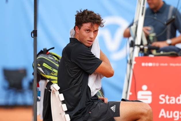 Benito Sanchez Martinez (GER), ATP, Tennis Herren Challenger Schwaben Open, Herren, Tennis, Qualifikationsrunde, 17.08.2025 Augsburg Bayern Deutschland