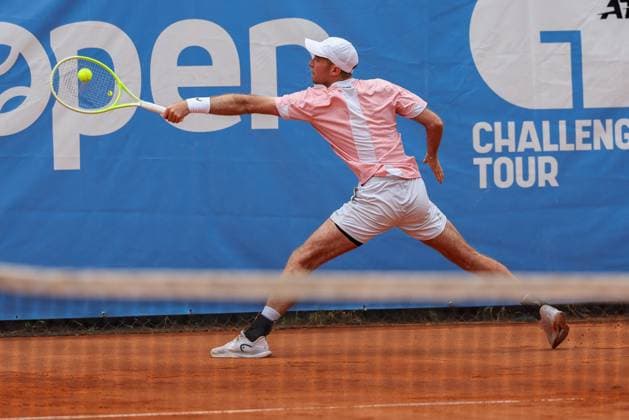 Jeremy Schifris (GER), ATP, Tennis Herren Challenger Schwaben Open, Herren, Tennis, Qualifikationsrunde, 17.08.2025 Augsburg Bayern Deutschland